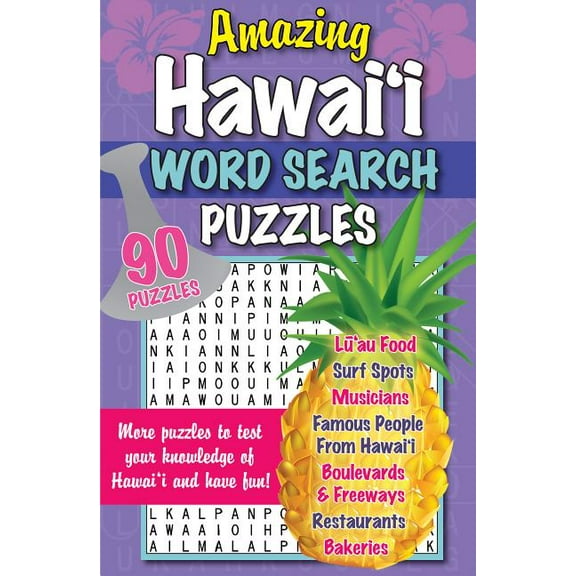 Amazing Hawaii Word Search Puzzles