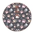 thumbnail image 1 of Fotbe Colorful Paws Of Dog Pattern Christmas Tree Skirt, Tree Skirts Plush Christmas Decorations, Christmas Tree Skirts Xmas Decorations Holiday Party Decor-30", 1 of 6