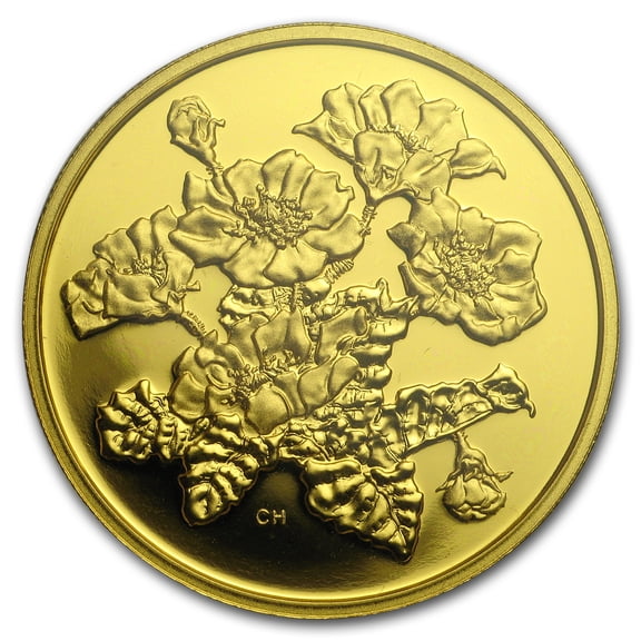 2011 Canada Gold $350 Mntn Avens .99999 Prf (Box & COA)