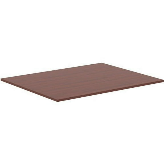Lorell Revelance Conference Rectangular Tabletop 59.9" x 47.3" x 1" x 1" - Material: Laminate, Polyvinyl Chloride (PVC) Edge, Particleboard Table Top - Finish: Mahogany
