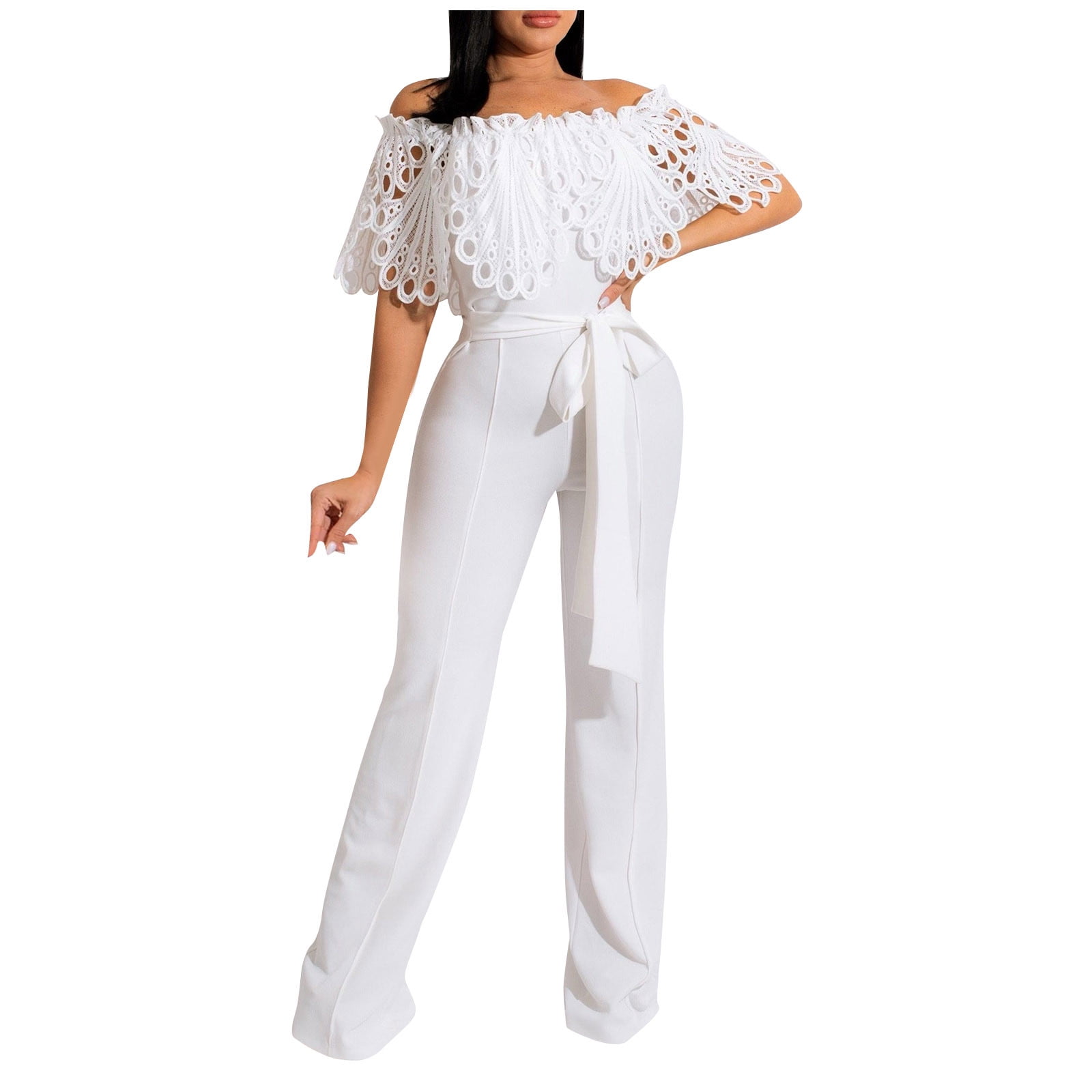 Rompers for Women Summer Sexy Womens Spring and Summer Solid Color 