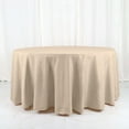 thumbnail image 6 of Efavormart 10 Pack Round Tablecloth, 120 Inch Stain & Wrinkle Resistant Washable Table Cloth, Decorative Polyester Fabric Table Cover for Banquet, Wedding, Dining- Nude, 6 of 10