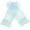 Light Blue, variant on Tea Party Lace Gloves, Women Ruffled Tulle Mesh Gloves, Wedding Party Short Prom Evening Gloves