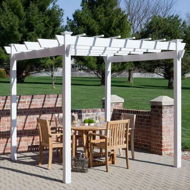 DuraTrel Kingston 7 x 7 ft. Vinyl Pergola
