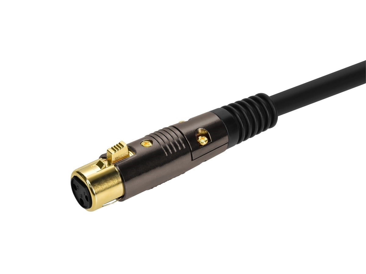 Monoprice XLR Male to XLR Female Cable [Microphone & Interconnect] - 35 Feet | Gold Plated, 16AWG - Premier Series