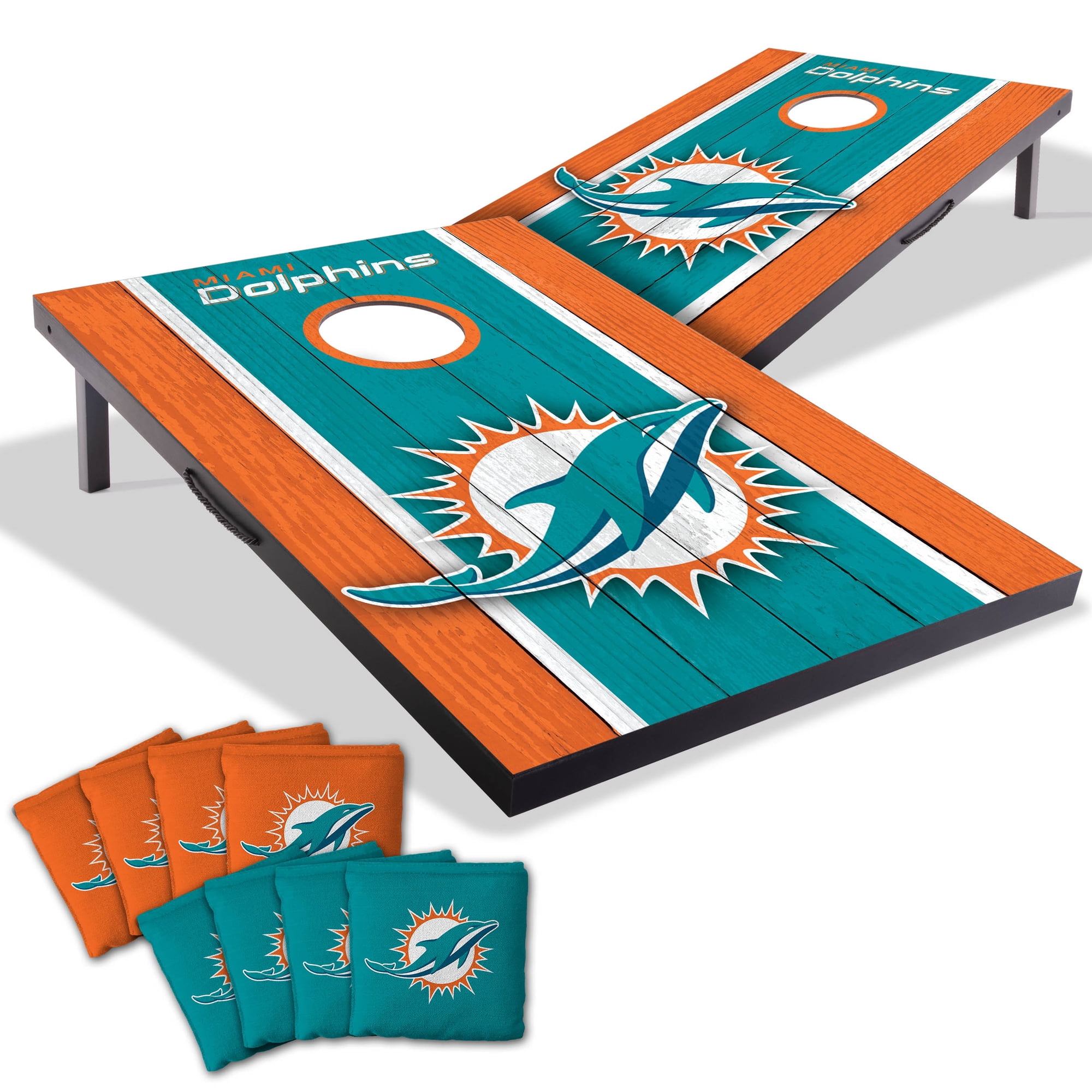 Miami Dolphins 2x3 MDF Cornhole Game Set
