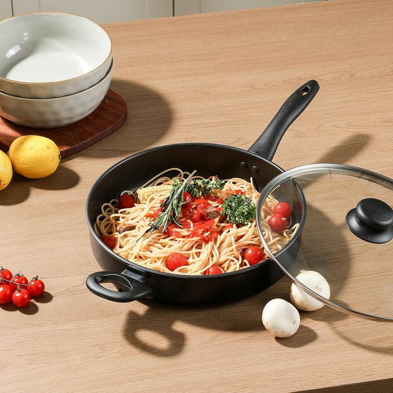 Mainstays 4-Quart Non-Stick Jumbo Cooker with Glass Lid Mainstays 4-Quart Non-Stick Jumbo Cooker with Glass Lid