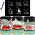 thumbnail image 5 of 100 Pack Poly Fridge Freshness Shrink Bags for Keeping Leftovers, Fruit, Meat and Dust Fresh (100), 5 of 5