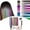 94cm, variant on Hair Bun extension Tinsel 12 Colors 200Pcs Rings Beads Hair Accessories with 120cm