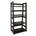 thumbnail image 3 of Convenience Concepts Designs2Go Bibliothèque Tréteau en Finition Bois Noir, 3 of 3
