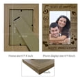 thumbnail image 2 of Engraved Wood Picture Frame 4 x 6 oto Anniversary Frames Display Wooden Tabletop Postcard Frame, 2 of 8