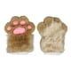 thumbnail image 4 of Guantes de patas de gato, guantes cálidos de invierno, accesorios para disfraz de cosplay, garras de gatito caqui, 4 of 9