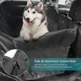 thumbnail image 5 of Pet Car Seat Cover Dog Safety Mat Cushion Rear Back Seat Protector Hammock Black, 5 of 5