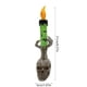 thumbnail image 3 of Velas de Halloween con Candelabro, Luces, Mano de Esqueleto y Fantasma | Material de Resina Verde | 21,5 X 6 Cm | Funciona con Pilas | Decoración de Halloween, 3 of 6