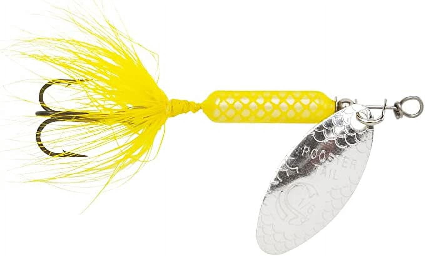 Yakima Bait Worden's Original Rooster Tail, Inline Spinnerbait Fishing Lure,  Frog Spot, 1/16 oz.