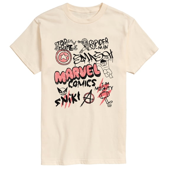 Marvel - Notebook Men's Short Sleeve Graphic T-Shirt
