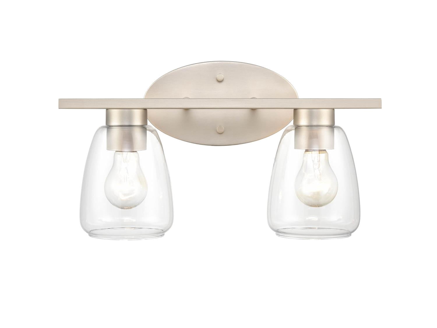 9362-SN Millennium Lighting 2 Light Bath Vanity-9.5 Inches Tall and 16 Inches Wide-Satin Nickel Finish