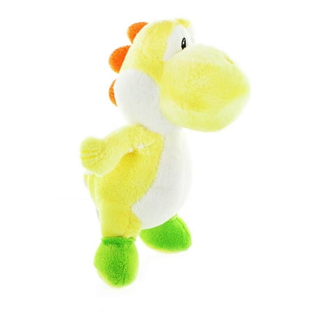 NWT 8" Nintendo Super Mario Bros Yoshi Plush Toy Stuffed Licensed - Yellow