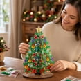 thumbnail image 6 of Christmas Tree Diamond Art Kit, DIY Hanging Ornament for Adults and Beginners, Tree Window Wall Decor and Handmade Gift, 6 of 7