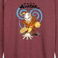 thumbnail image 3 of Avatar - The Last Airbender - Aang Swirl - Women's Lightweight French Terry Long Sleeve Shirt, 3 of 5