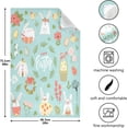 thumbnail image 4 of Dreamtimes Easter Bunny Kitchen Dish Towel 6 Pack, Soft Absorbent Dishcloths Reusable Hand Towel Washable Tea Towels for Home Kitchen Bar Table Decor, 28 x 18 Inch, 4 of 7