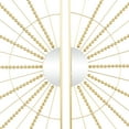 thumbnail image 4 of CosmoLiving by Cosmopolitan Gold Metal Half Moon Mirror Geometric Wall Decor with Gold Frame (2 Count), 4 of 7