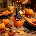 thumbnail image 6 of Halloween 2D Acrylic Witch Hat Bird Ornament, Flat Lightweight Desktop Decor Piece, Unique Spooky Craft Accessory for Table Shelf, Indoor Halloween Holiday Home Atmosphere Decoration, 6 of 7