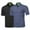 BLACK/BLUE, variant on FashionOutfit Men's Solid Quick Dri-Fit Active Athletic Golf Short Sleeves, Sports Polo Shirt