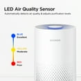 thumbnail image 4 of Cuckoo Air Purifier H13 True HEPA Coverage Carbon Filter Auto+ Mode (CAC-I0510FW), 4 of 7