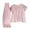 Pink, variant on YuYuBao Toddler Girls Pajamas Sets Summer Loose Tops With Elastic Waist Shorts 2Pcs Children Girls Homewears Loungewear Pjs, 3-4 Years