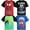 Red / blue/ black / green, variant on Marvel Spidey and His Amazing Friends Spider-Man Miles Morales Ghost-Spider Toddler Boys 4 Pack T-Shirts 2T