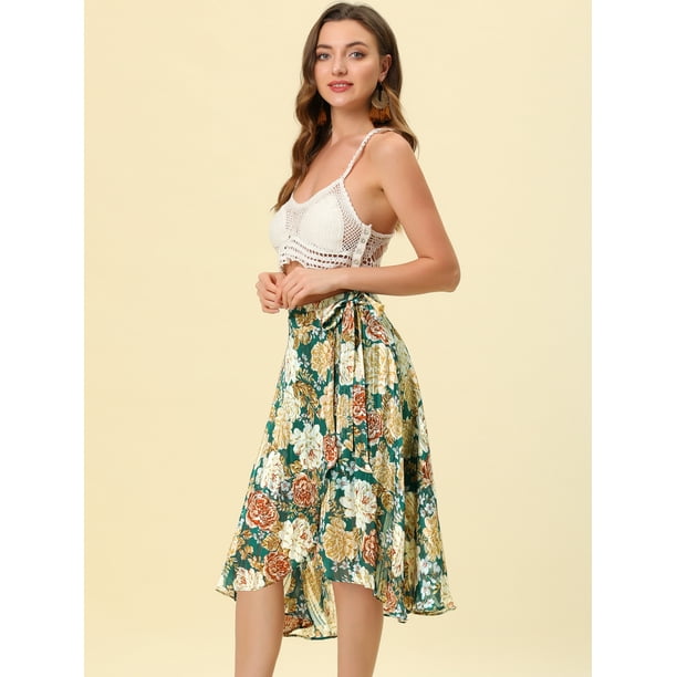 Glitter 2025 asymmetric skirt