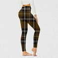 thumbnail image 3 of Efsteb Workout Leggings for Women High Waist Gym Sports Tight Stretch Running Yoga Pants Palid Print Fitness Pants for Women Leggings Trousers Brown XXL, 3 of 6
