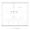 thumbnail image 3 of Livex Lighting - Aragon - 3 Light Linear Chandelier In Architectural Style-14.25, 3 of 13