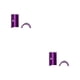 thumbnail image 3 of Eigraketly Paquete de 2 adaptadores reductores de vástago de cuña de conversión de manillar de bicicleta, manga de tubo espaciador de aleación de Violeta 2piezas Eigraketly CBP504251, 3 of 5
