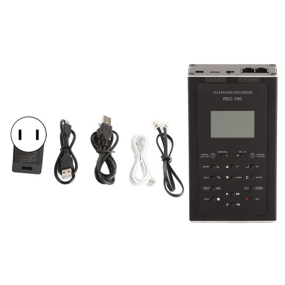 Telephone Recording Device,Landline Phone Call Recorder Phone Recording Device Automatic Telephone Recording Device Professional Grade
