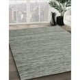 thumbnail image 3 of Ahgly Company Machine Washable Indoor Round Contemporary Carbon Gray Area Rugs, 3' Round, 3 of 7