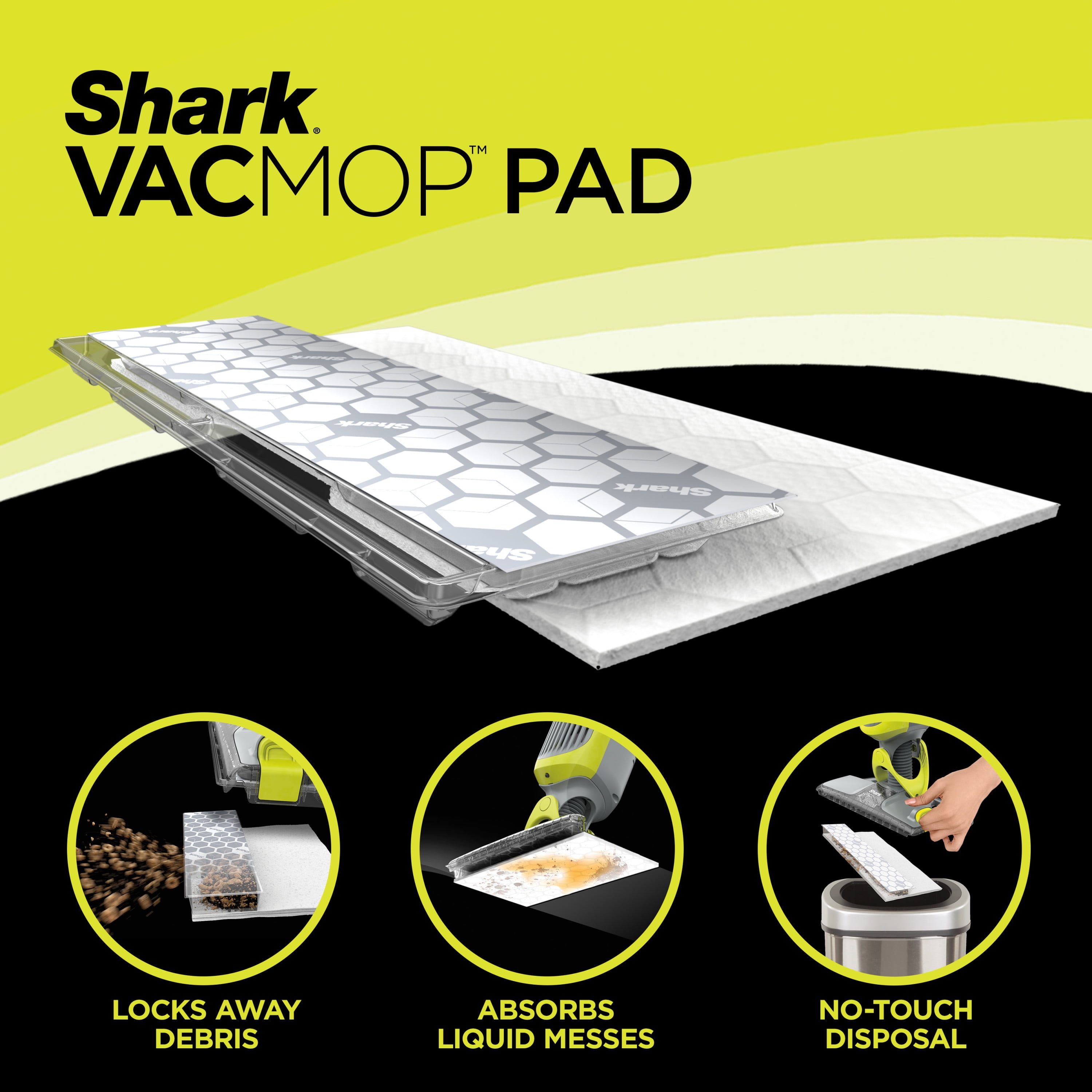 Shark VACMOP™ Cordless Hard Floor Vacuum Mop with Disposable VACMOP™ Pad VM200P12 - 2