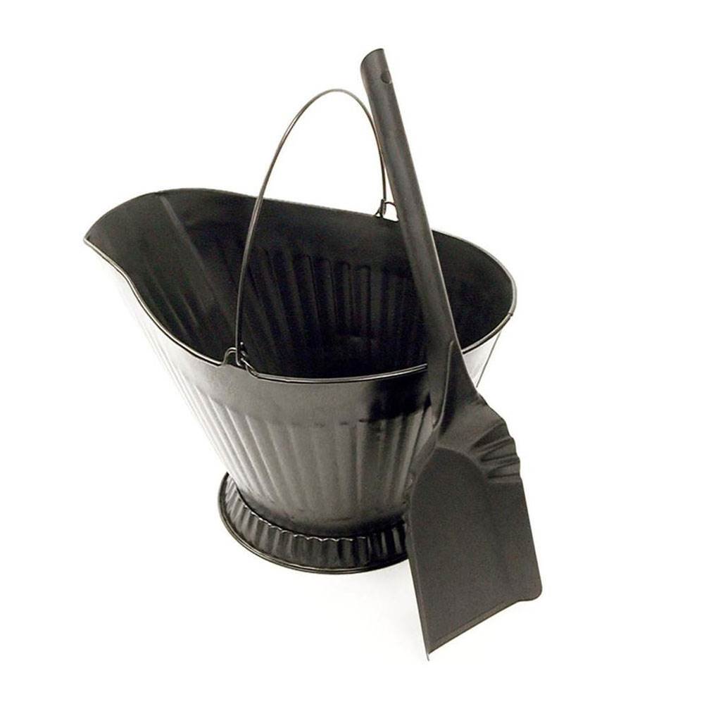 Landmann USA Home Fireplace Coal and Ash Hod Container Bucket with