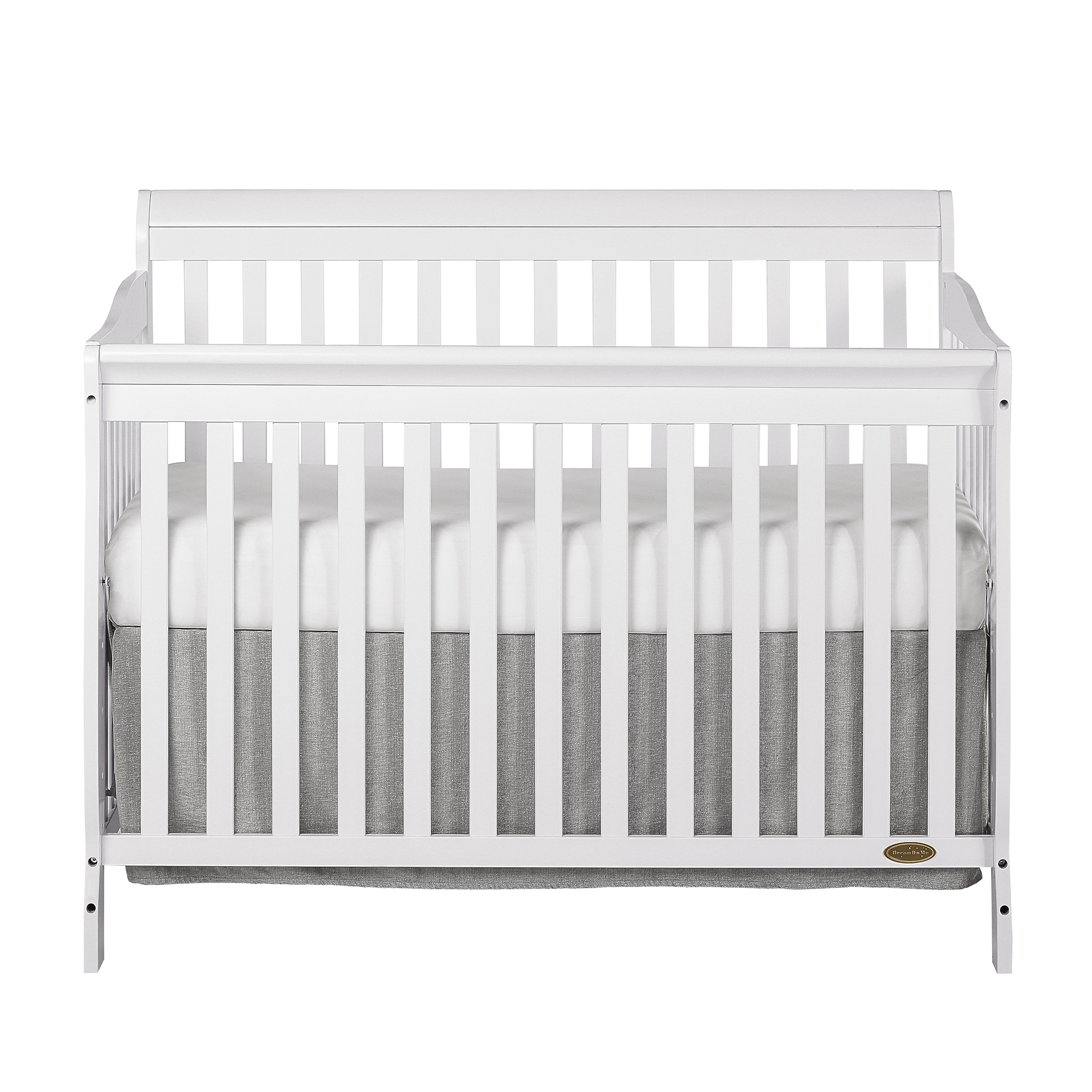 Dream On Me Ashton 5-in-1 Convertible Crib, White, Greenguard Gold and JPMA Certified - image 2 of 14