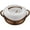 Brown, variant on Pinnacle 3.6 Qt Insulated Casserole Dish with Lid – Stainless Steel Thermal Food Serving Bowl Black