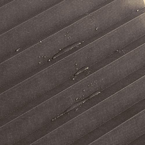2 Pack Self-Adhesive Blackout Window Blinds, Cordless No-Drill Pleated Fabric Shades for Room Darkening in Bathroom, Kitchen, Office, 60x150 cm (W x L)