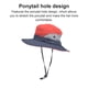 thumbnail image 4 of Minnieouse Sombreros para el sol Accesorio de ropa Senderismo Sombrero de pescador para viajes al aire libre Sombreros Mixto Escarlata/Niños, 4 of 6