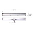 thumbnail image 2 of Boann BNLD36C16 Modern Hole Design Stainless Steel Linear Drain - 36 in., 2 of 2