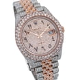 thumbnail image 3 of Pre-Owned Rolex Datejust 41MM 126331 Diamond Paved Eastern Arabic Dial Diamond Bezel Two Tone Rose Gold Full Diamond Jubilee Bracelet 17.75ct, 3 of 8