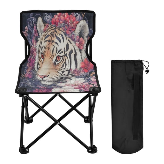 BZSMCE Camping Chairs Modern Regal Bloom Pattern Folding chair