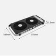 thumbnail image 2 of Yimiti Rv Roof Window Fan Ventilation Cooling Fan Versatile Portable Double Row Fan,Black, 2 of 7