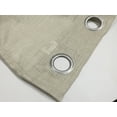 thumbnail image 2 of Ellen Tracy Spectrum Semi-Sheer Grommet Curtain Panels In Taupe "76X84'', 2 of 3