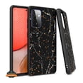 thumbnail image 2 of Xpression Case for Apple iPhone 13 Pro Max (6.7") Marble Fashion Stone Stylish Flake Glitter Bling Hybrid TPU Rubber Hard Protection Phone Cover [Marble Black], 2 of 9