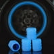 thumbnail image 4 of [Precio Al Por Mayor] 4 Tapas De Válvula Luminosas Universales , Fluorescentes , Azules Noche , Brillante , Cubierta De Neumático , Fundas Para Coche , Motocicleta , Bicicleta , Rueda , Accesorios De, 4 of 4